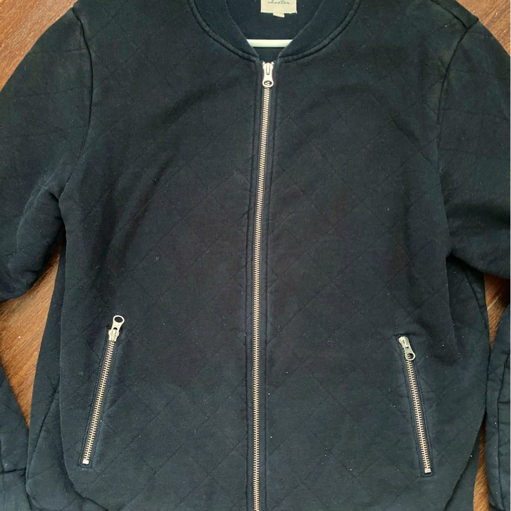 Men’s black zip up - Max n Chester - Medium